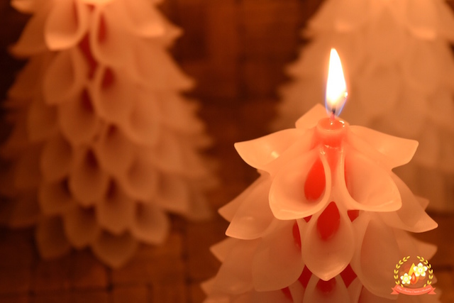 クリスマスツリーキャンドル,タイニージュエリーキャンドル