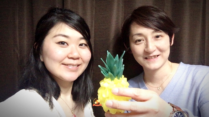 体験レッスン,パイナップルキャンドル