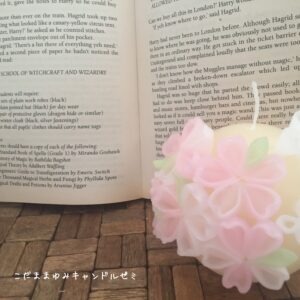 桜をモチーフにしたキャンドル
